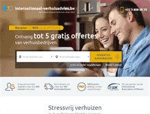 Tablet Screenshot of internationaal-verhuisadvies.be